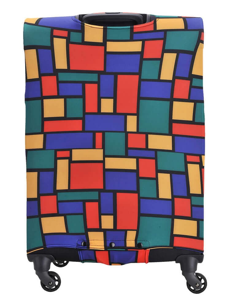 Чехол на маленький чемодан Eberhart EBH347-S Rectangles Suitcase Cover S