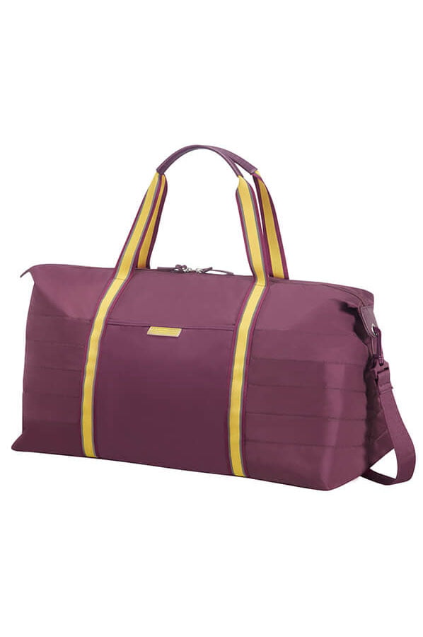 Женская сумка American Tourister 64G*004 Uptown Vibes Weekend Bag 64G-81004 81 Purple/Yellow - фото №1