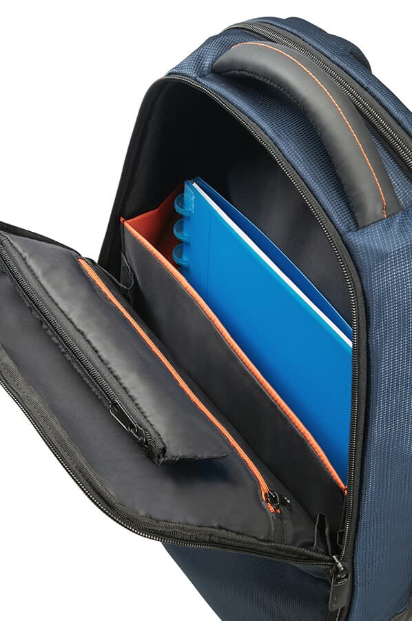Рюкзак для ноутбука Samsonite 16N*006 Qibyte Laptop Backpack 17.3″ 16N-01006 01 Blue - фото №2