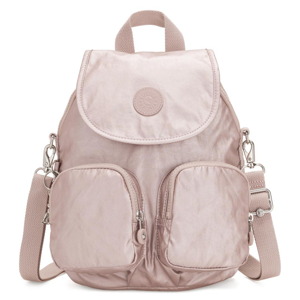 Женская сумка-рюкзак Kipling K23512G45 Firefly Up Small Backpack Metallic Rose