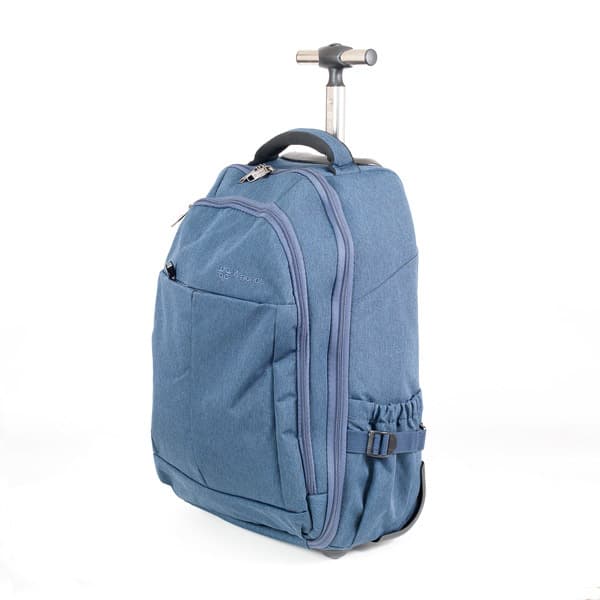 Рюкзак на колёсах 4 Roads OS1221 19″ Rolling Laptop Backpack 16″ (меланж) OS1221 (19") меланж  C-487 Синий - фото №2