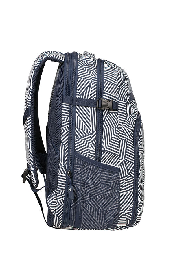 Рюкзак для ноутбука Samsonite 10N*003 Rewind Laptop Backpack L 16″ 10N-41003 41 Navy Blue Stripes - фото №8