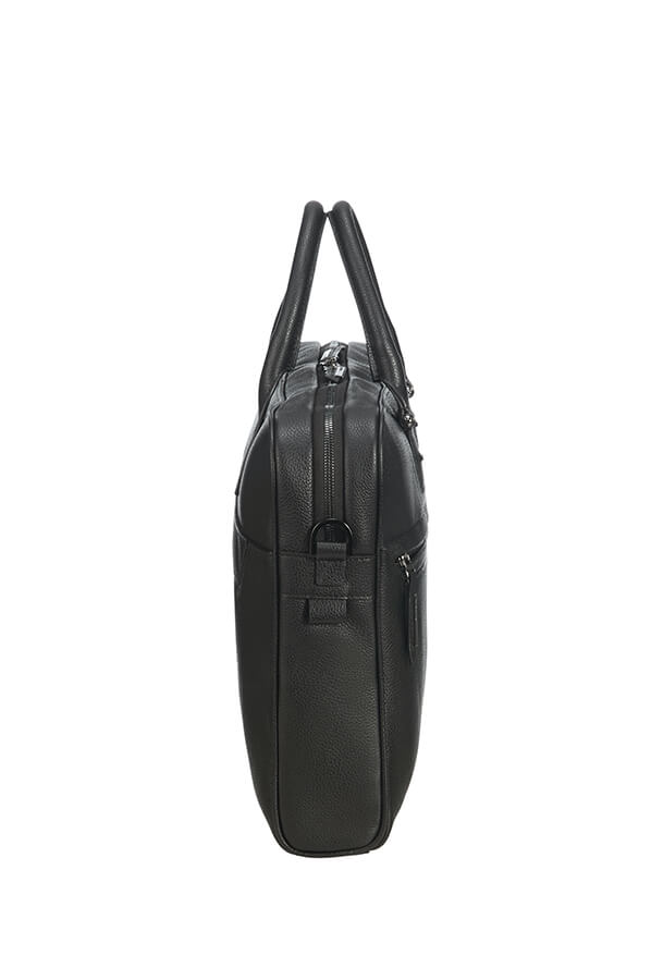 Кожаная сумка для ноутбука Samsonite CN5*002 Senzil Briefcase 15.6″ CN5-09002 09 Black - фото №7