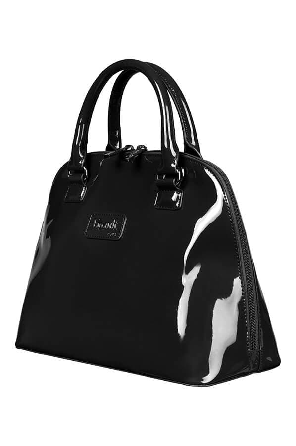 Женская сумка Lipault P57*016 Plume Vinyl Handle Bag M P57-01016 01 Black - фото №5