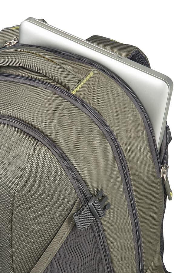 Рюкзак для ноутбука Samsonite 37N*002 4Mation Laptop Backpack M 16″ 37N-04002 04 Olive/Yellow - фото №12