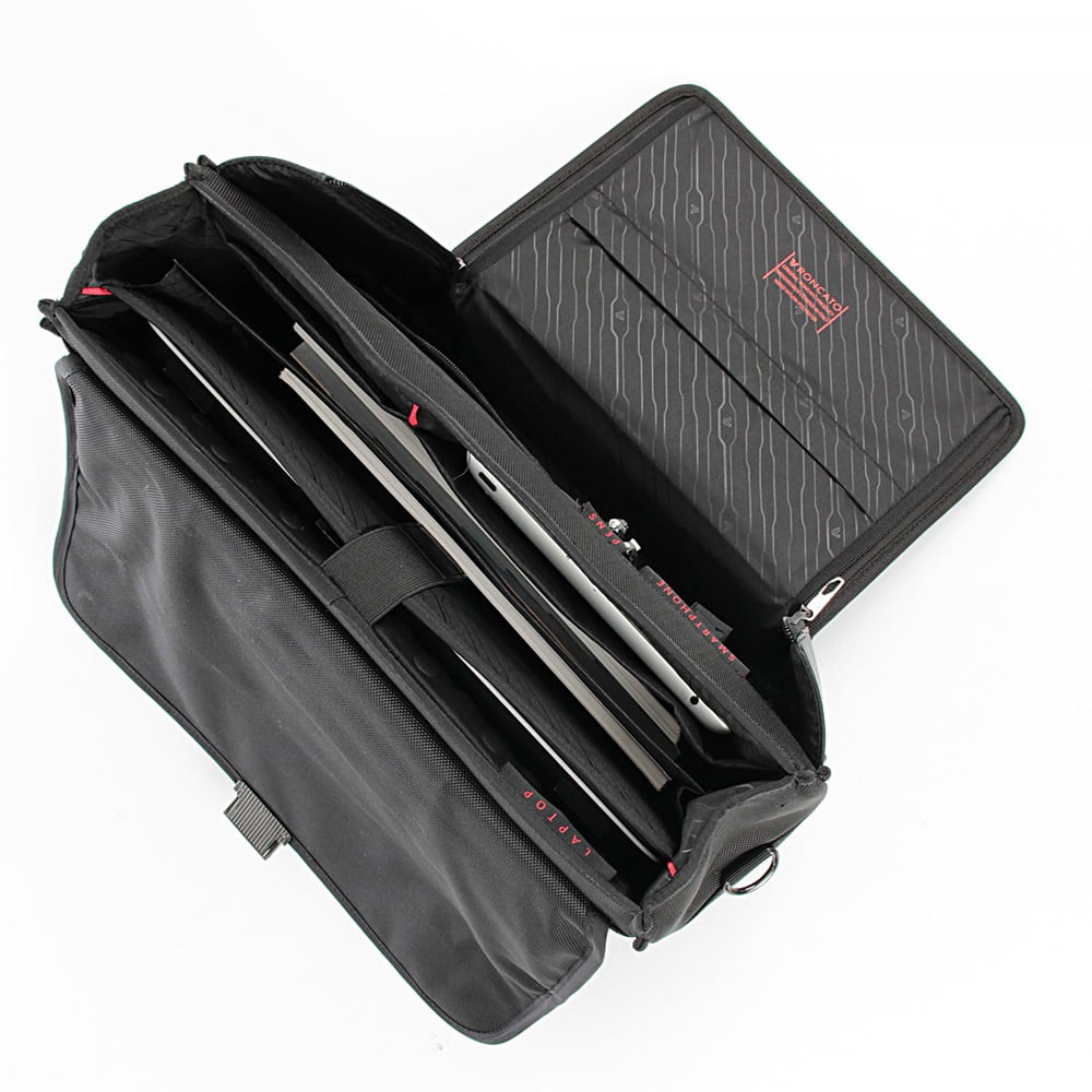 Портфель для ноутбука Roncato 2122 Biz 2.0 Laptop Briefcase 15.6″ 2122-01 01 Black - фото №6