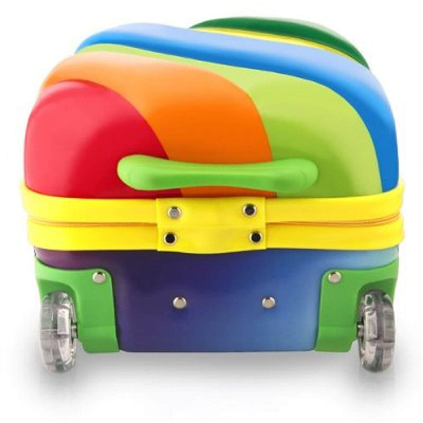 Детский чемодан Bouncie Радуга 1 Cappe Upright 44 см