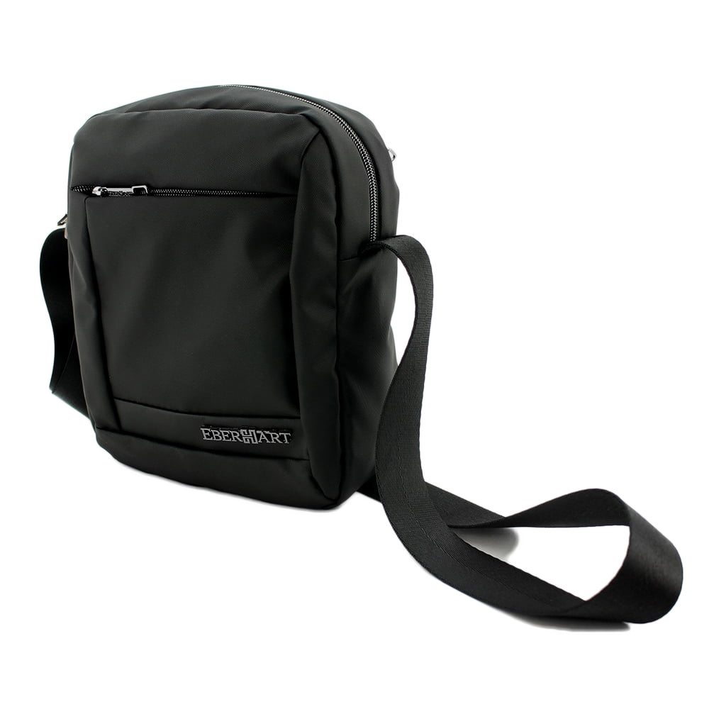 Мужская сумка через плечо Eberhart E13-09002 Insight Shoulder Bag 24 см E13-09002 Черный - фото №6