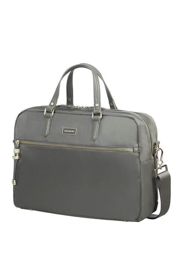 Женская сумка Samsonite 60N*005 Karissa Biz Ladies' Business Bag M 15.6″ 60N-38005 38 Gunmetal Green - фото №1