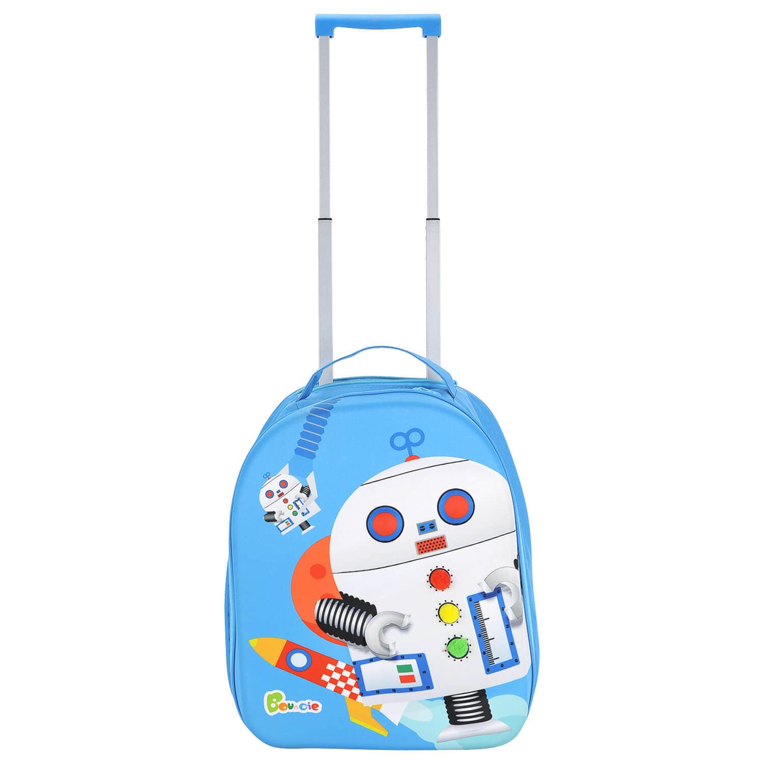 Детский чемодан Bouncie LGE-15RT-W01 Eva Upright 40 см Robot LGE-15RT-W01 Robot - фото №3