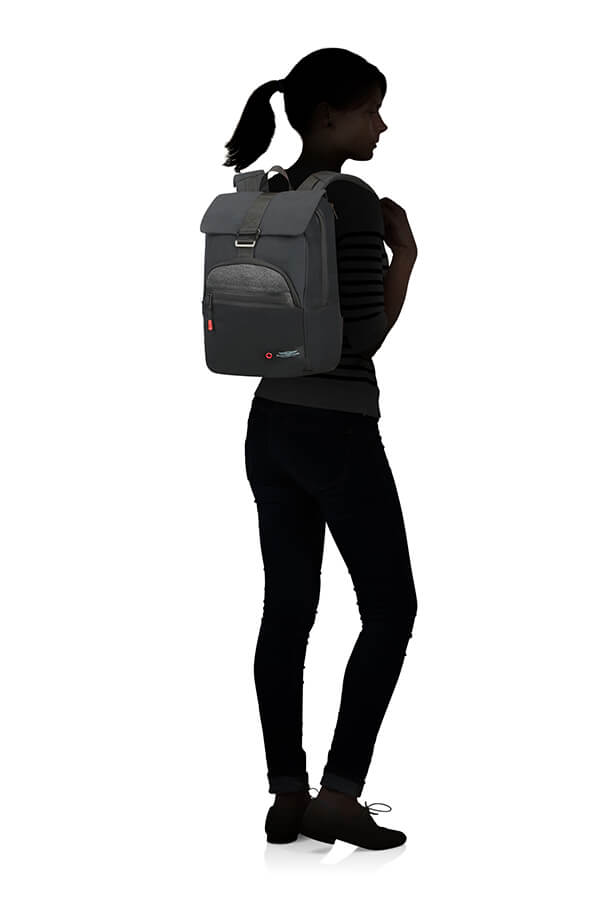 Рюкзак для ноутбука American Tourister 79G*002 City Aim Laptop Backpack 14.1″ 79G-09002 09 Black - фото №4
