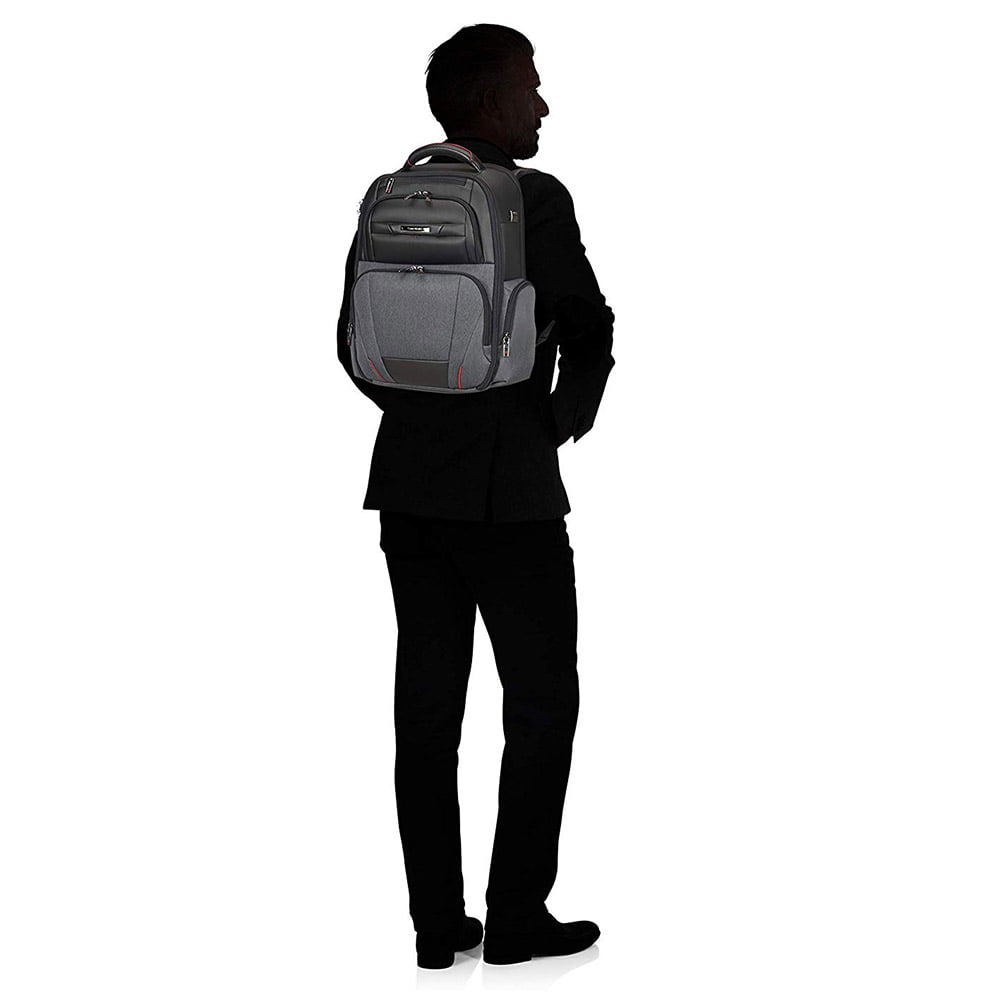 Рюкзак для ноутбука Samsonite CN7*009 Pro-DLX 5 Duo Backpack 3V 15.6" CN7-18009 18 Grey Melange/Black - фото №5