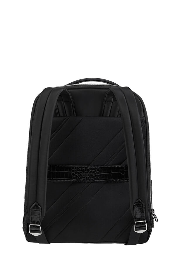 Женский рюкзак для ноутбука Samsonite KA8*104 Croco Zalia 2.0 Laptop Backpack 14.1″ USB KA8-39104 39 Black/Croco Print - фото №7