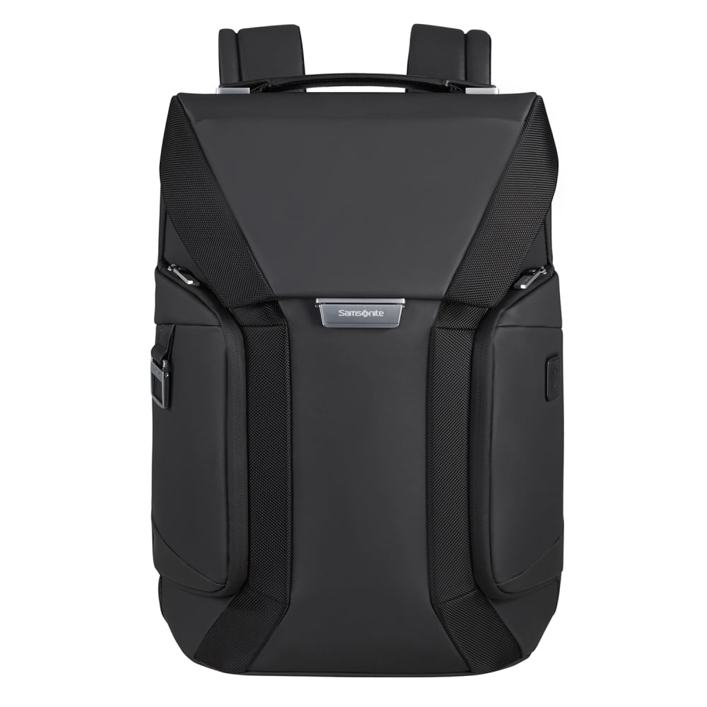 Рюкзак для ноутбука Samsonite KB4*003 Alu Biz Laptop Backpack 15.6″ Flap USB KB4-09003 09 Black - фото №2