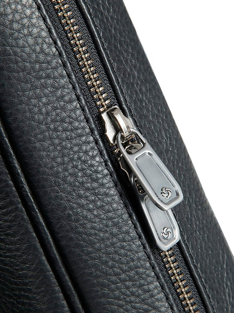Кожаный портфель для ноутбука Samsonite 72D*004 Equinox Briefcase 15.6″ 72D-09004 09 Black - фото №7