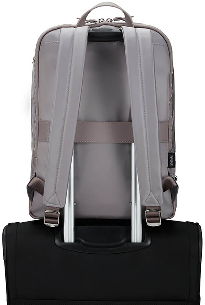 Женский рюкзак для ноутбука Samsonite KH0*005 Karissa Biz 2.0 Backpack 15.6″ USB KH0-08005 08 Lilac Grey - фото №8
