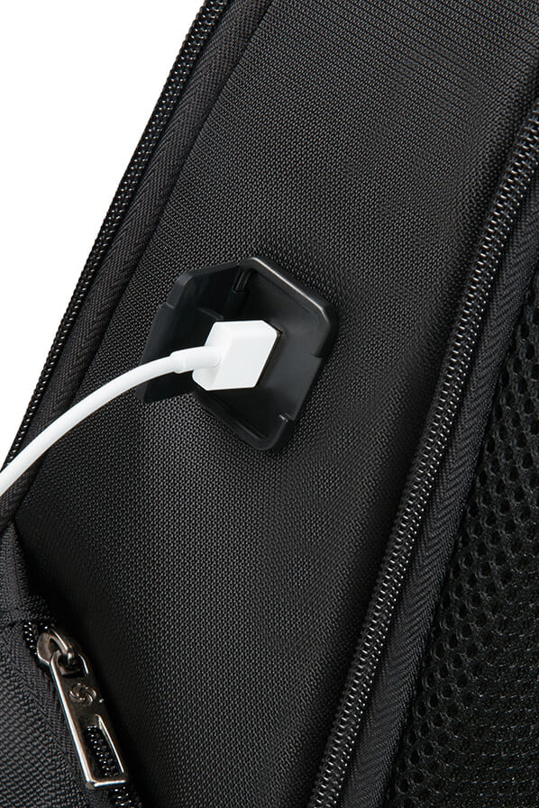 Рюкзак для ноутбука Samsonite CS3*008 Vectura Evo Laptop Backpack 14.1″ USB CS3-09008 09 Black - фото №9