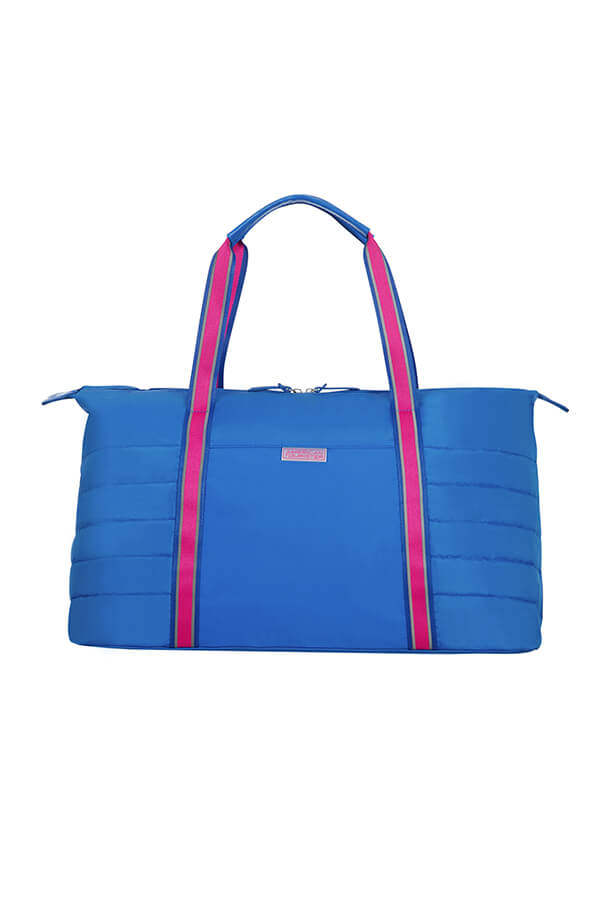Женская сумка American Tourister 64G*004 Uptown Vibes Weekend Bag 64G-11004 11 Blue/Pink - фото №4