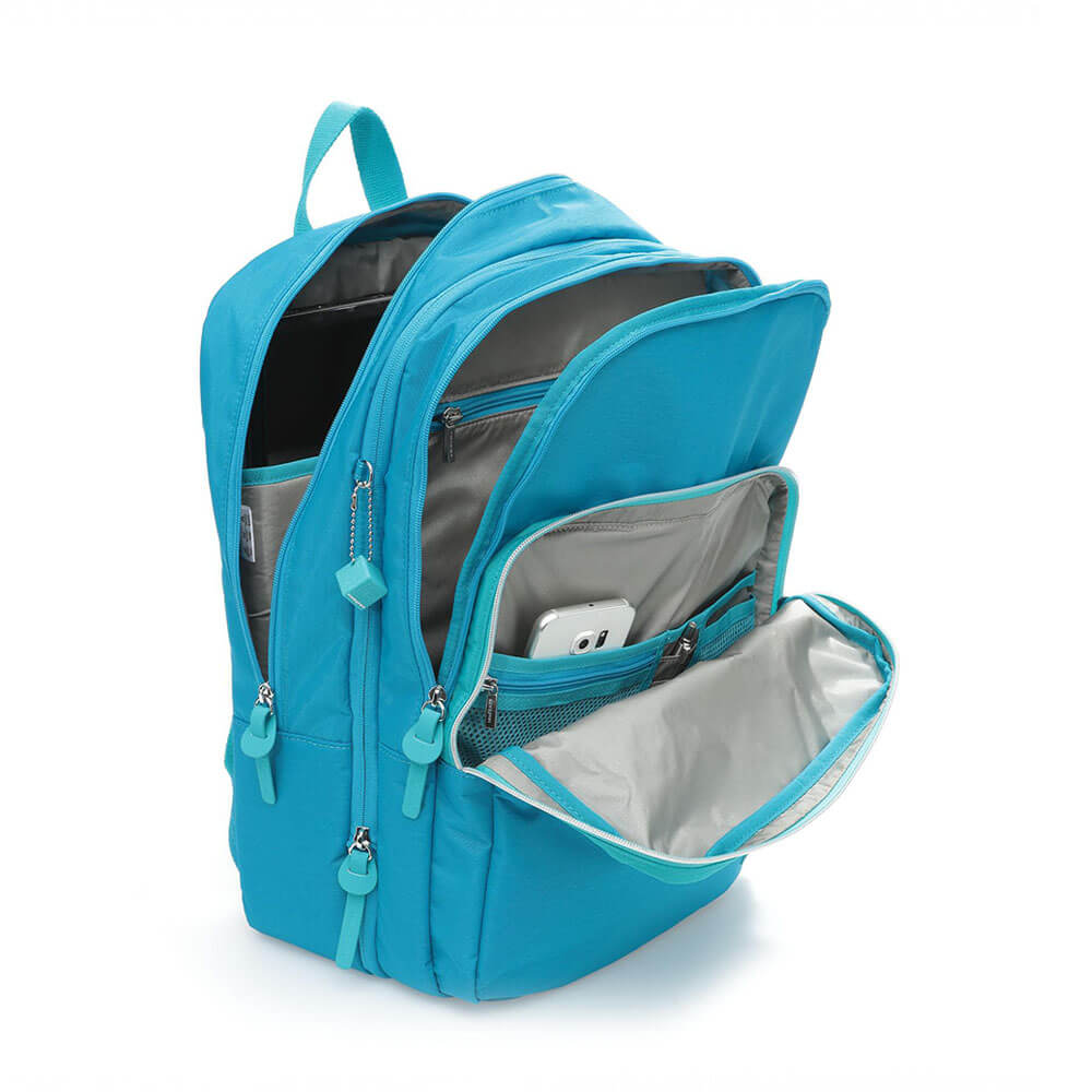 Рюкзак для ноутбука Hedgren HBUP01 Back-Up Backfit Backpack Large Exp. 15″ HBUP01/807 807 Blue Jewel/Bluebird - фото №2