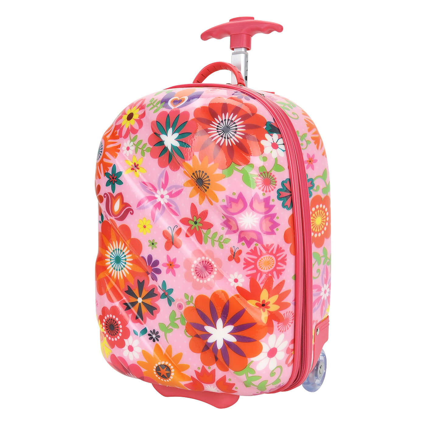 Детский чемодан Bouncie LG-16FL-P01 Cappe Upright 44 см Flowers LG-16FL-P01 Flowers Flowers - фото №1