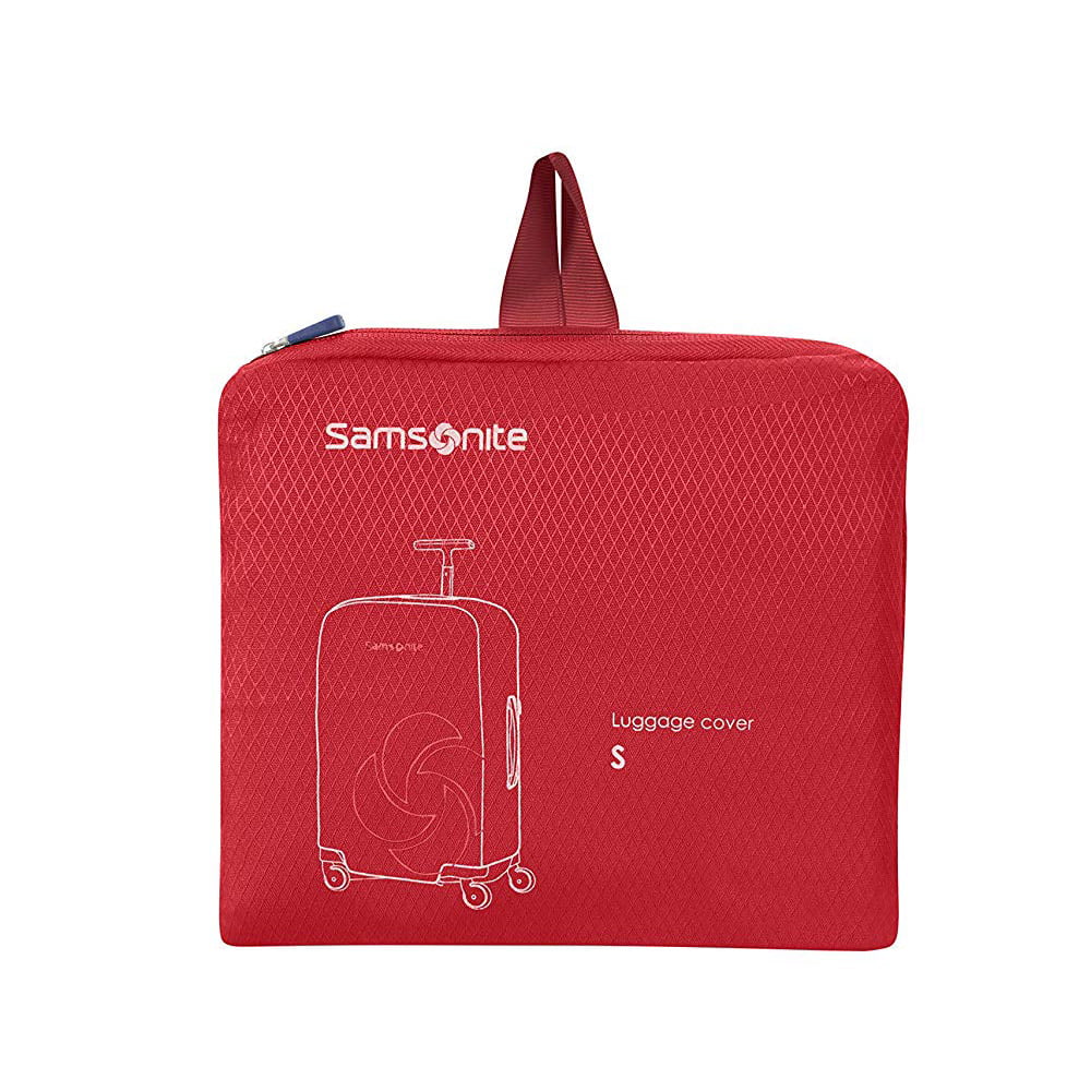 Чехол на малый чемодан Samsonite CO1*011 Travel Accessories Foldable Luggage Cover S CO1-00011 00 Red - фото №2