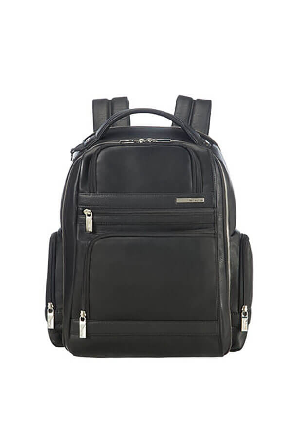 Кожаный рюкзак для ноутбука Samsonite CG2*002 Sunstone Laptop Backpack 15.6″ CG2-09002 09 Black - фото №5