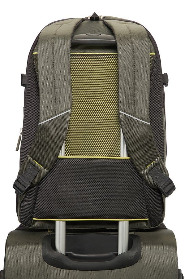 Рюкзак для ноутбука Samsonite 37N*003 4Mation Laptop Backpack L 16″ 37N-04003 04 Olive/Yellow - фото №10
