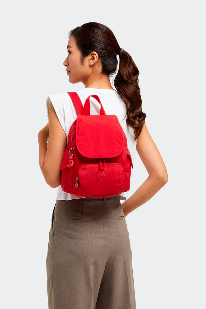 Женский мини-рюкзак Kipling KI2670Z33 City Pack Mini Red Rouge