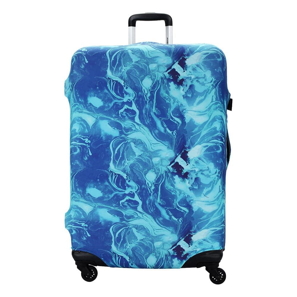 Чехол на маленький чемодан Eberhart EBH687-S Turquoise Marble Suitcase Cover S