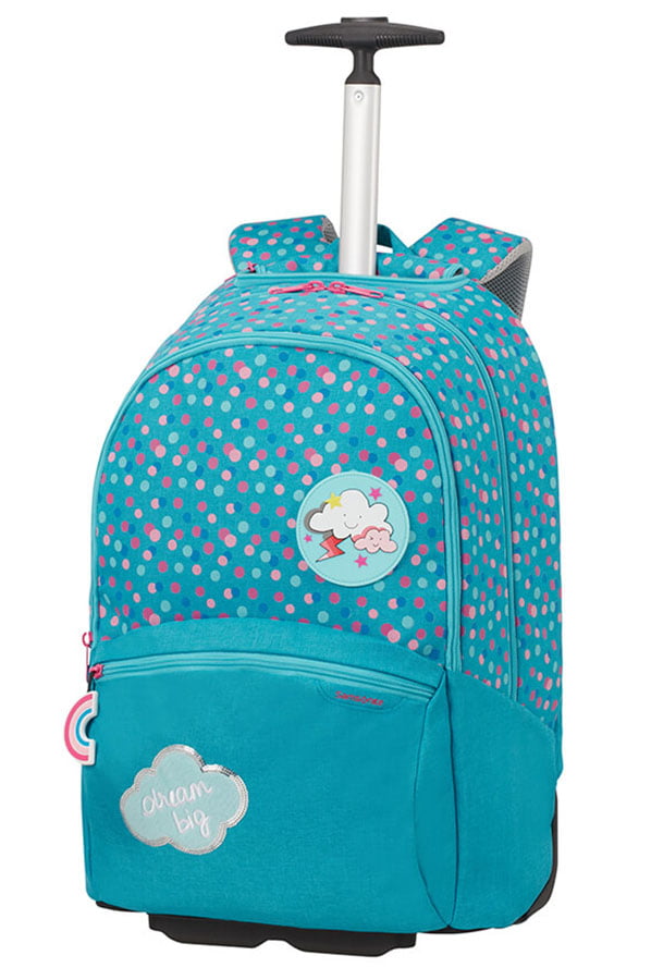 Рюкзак на колёсах Samsonite CU6-11001 Color Funtime Backpack/Wh Dreamy Dots CU6-11001 11 Dreamy Dots - фото №1