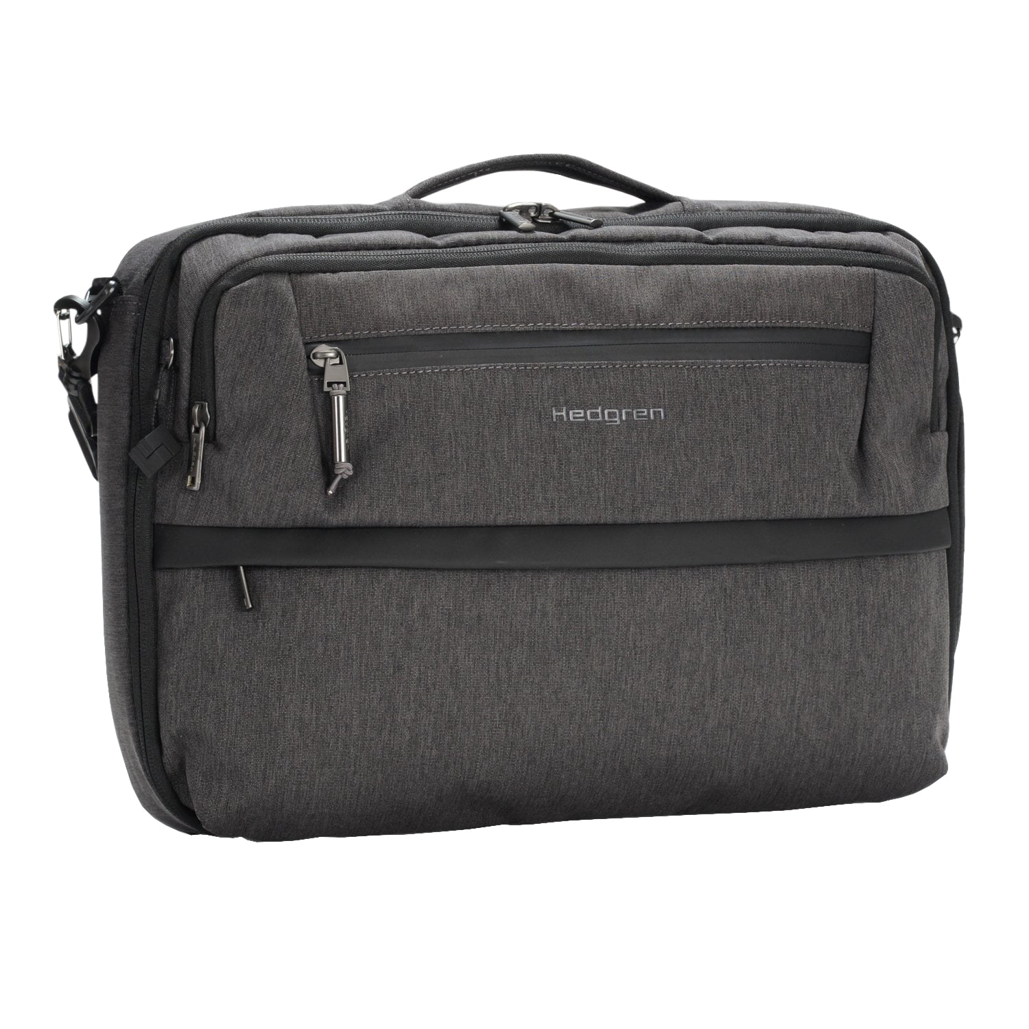 Сумка-рюкзак Hedgren HMID06 Midway Focused 3-Way Briefcase Backpack 15.6″ RFID HMID06-640 640 Dark Iron - фото №1