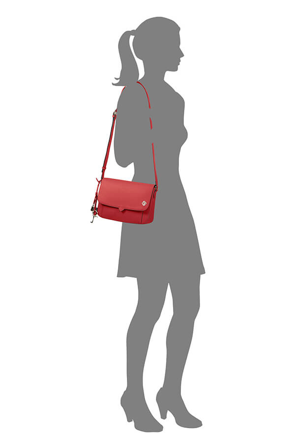 Женская сумка через плечо Samsonite Miss Journey Shoulder Bag CA2-20002 20 Cherry Red - фото №5