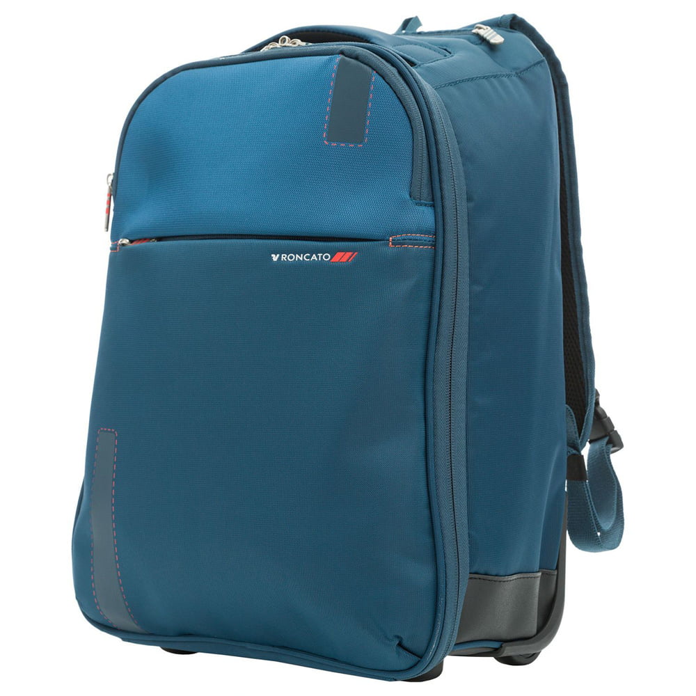 Рюкзак на колесах Roncato 6137 Speed Small Cabin Backpack Trolley 14″ 47 см 6137-03 03 Blue - фото №4