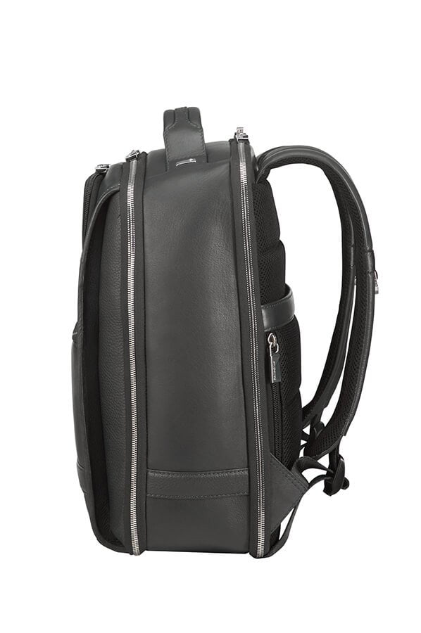 Кожаный рюкзак для ноутбука Samsonite CG2*003 Sunstone Laptop Backpack 14.1″ CG2-09003 09 Black - фото №8