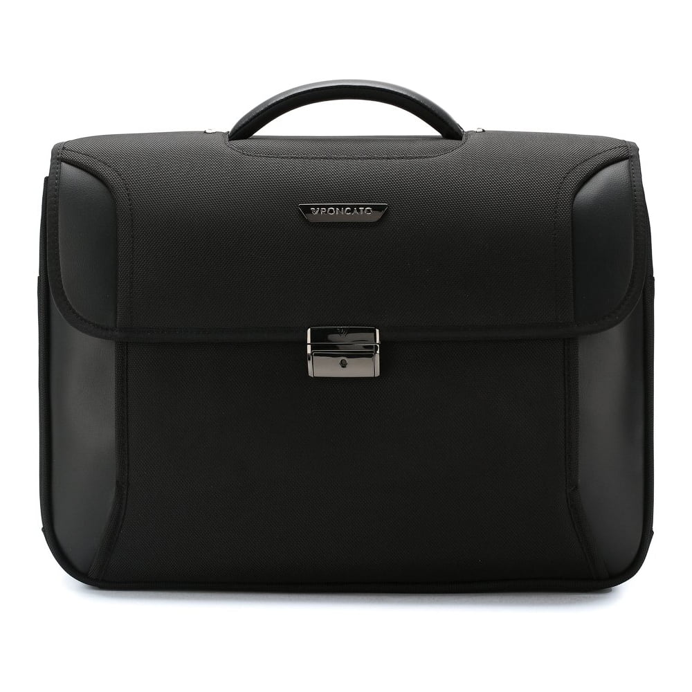 Портфель для ноутбука Roncato 2121 Biz 2.0 Laptop Briefcase 15.6″ 2121-01 01 Black - фото №1