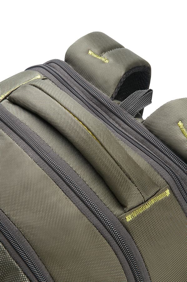 Рюкзак для ноутбука Samsonite 37N*003 4Mation Laptop Backpack L 16″ 37N-04003 04 Olive/Yellow - фото №2