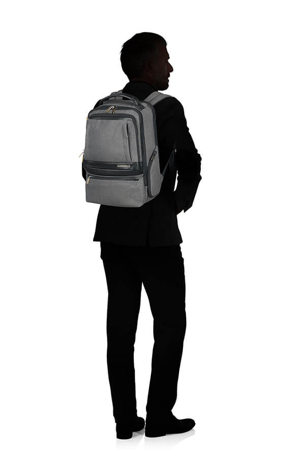 Рюкзак для ноутбука Samsonite CN2*002 Checkmate Laptop Backpack 15.6″ CN2-08002 08 Grey - фото №3