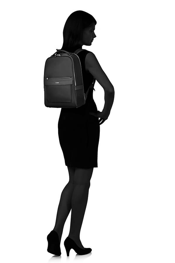 Женский рюкзак для ноутбука Samsonite KA8*004 Zalia 2.0 Laptop Backpack 14.1″ USB KA8-09004 09 Black - фото №6