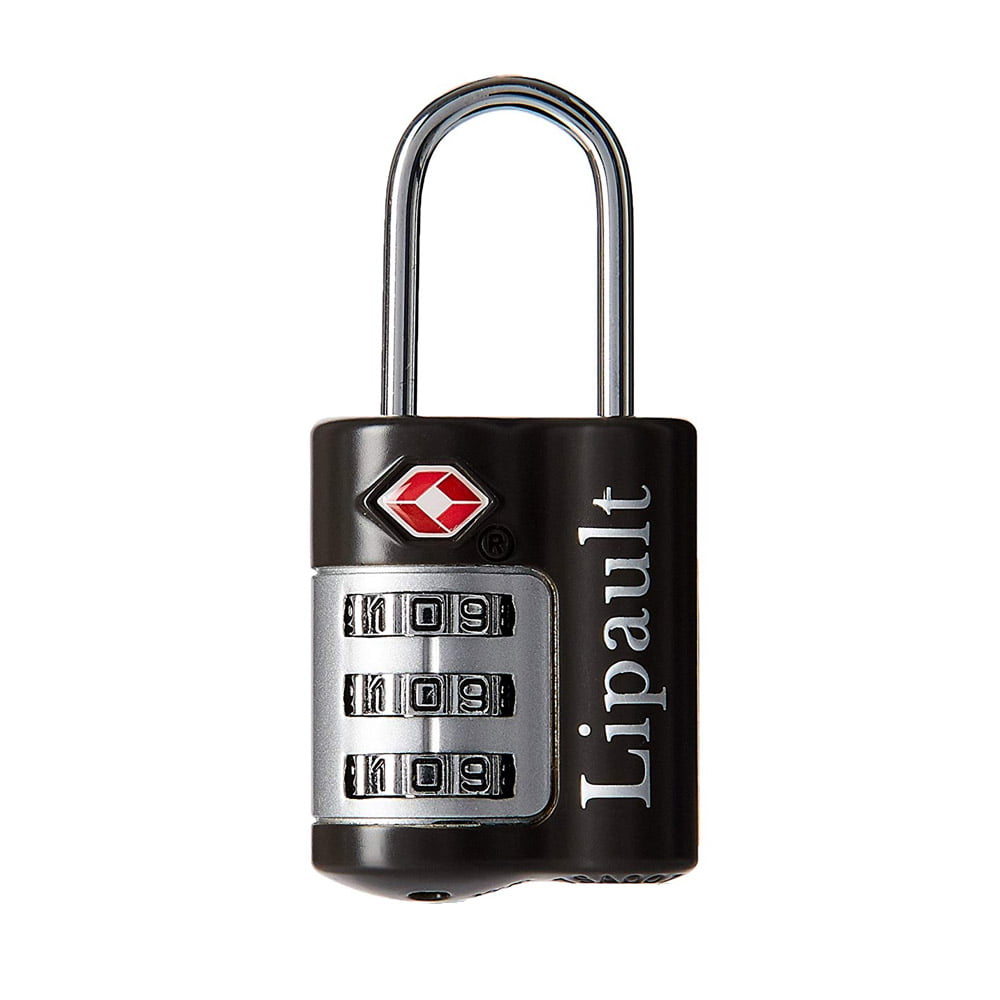 Кодовый замок Lipault P59*008 Plume Travel Accessories TSA Lock P59-01008 01 Black - фото №2