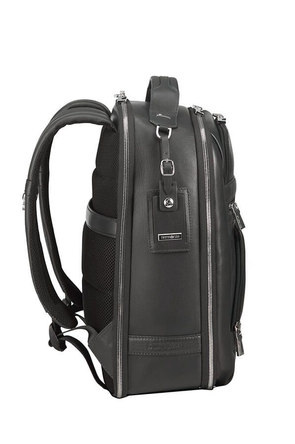 Кожаный рюкзак для ноутбука Samsonite CG2*003 Sunstone Laptop Backpack 14.1″ CG2-09003 09 Black - фото №9