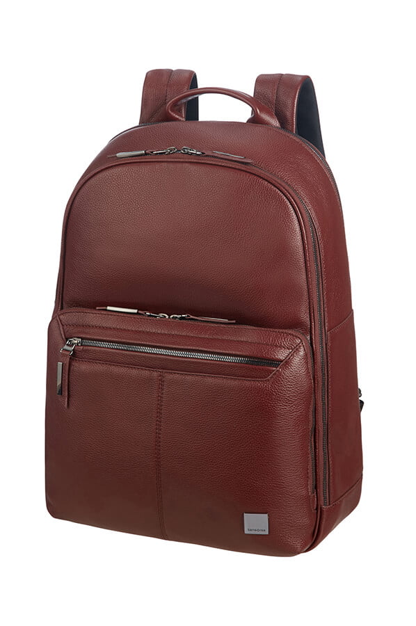 Кожаный рюкзак для ноутбука Samsonite CN5*003 Senzil Laptop Backpack 15.6″ CN5-10003 10 Burgundy - фото №1