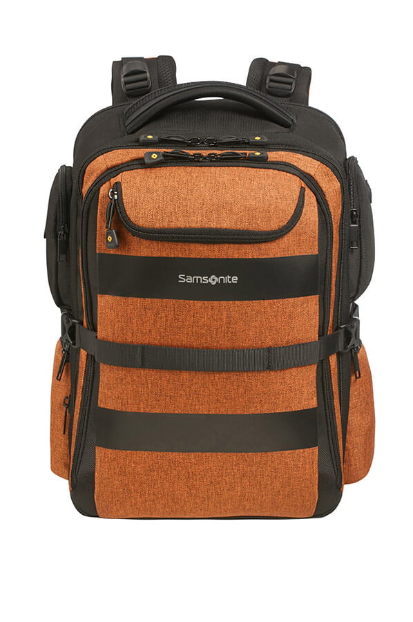 Рюкзак для ноутбука Samsonite CS5*002 Bleisure BP 15.6″ Exp Overnight CS5-26002 26 Deep Orange - фото №5