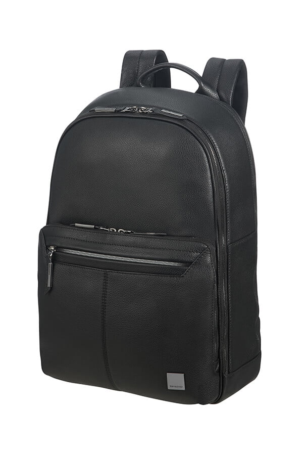 Кожаный рюкзак для ноутбука Samsonite CN5*003 Senzil Laptop Backpack 15.6″ CN5-09003 09 Black - фото №1