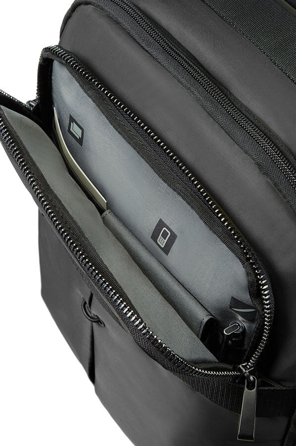 Рюкзак для ноутбука Samsonite 42V*004 Cityvibe Laptop Backpack 15-16″ Exp 42V-09004 09 Jet Black - фото №2
