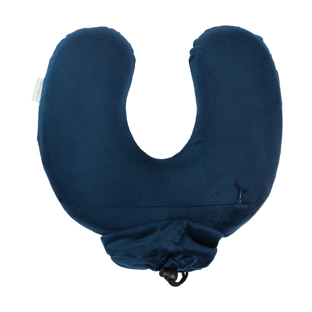 Подушка с чехлом Samsonite CO1*022 Global TA Memory Foam Pillow + Pouch CO1-11022 11 Midnight Blue - фото №2