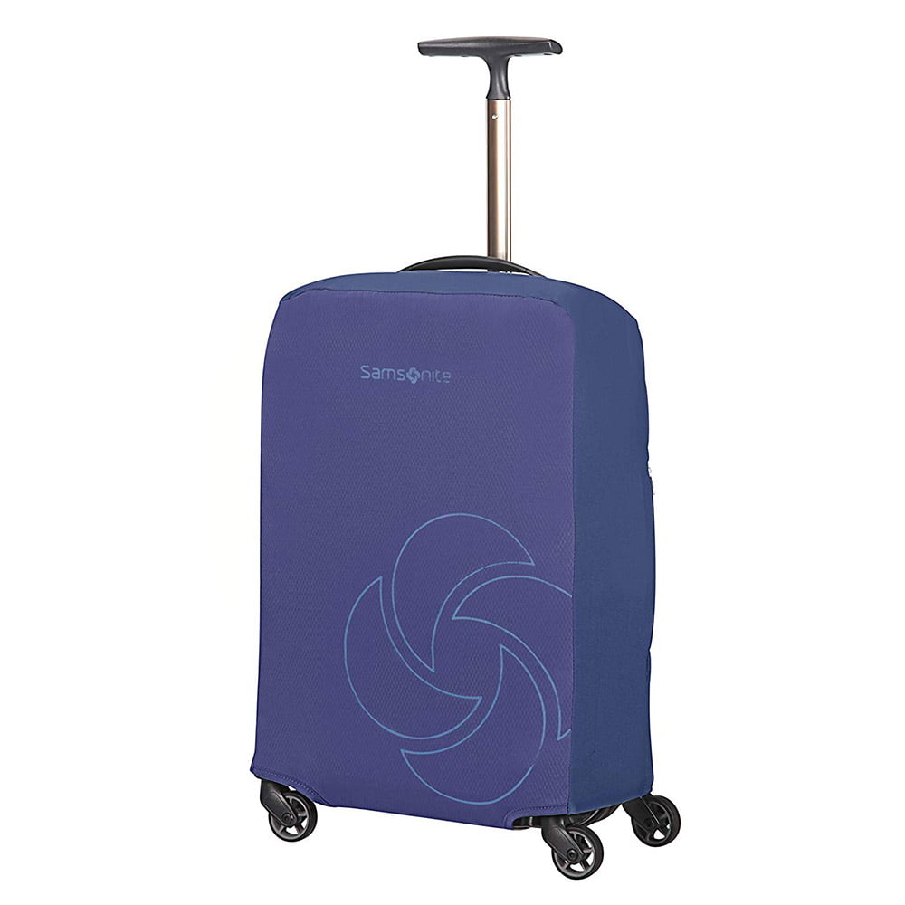 Чехол на малый чемодан Samsonite CO1*011 Travel Accessories Foldable Luggage Cover S CO1-11011 11 Midnight Blue - фото №1