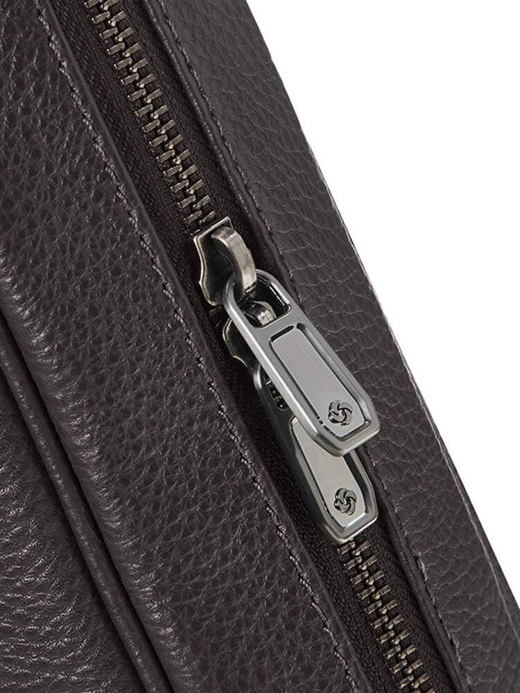 Кожаный портфель для ноутбука Samsonite 72D*004 Equinox Briefcase 15.6″ 72D-07004 07 Dark Brown - фото №7