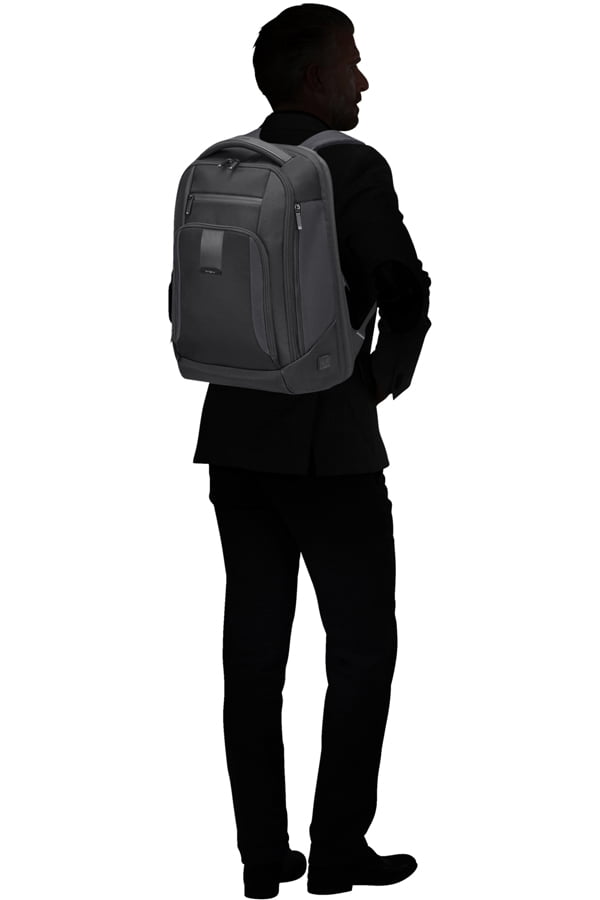 Рюкзак для ноутбука Samsonite KG1*003 Cityscape Evo Backpack L Exp 17.3″ USB KG1-09003 09 Black - фото №6