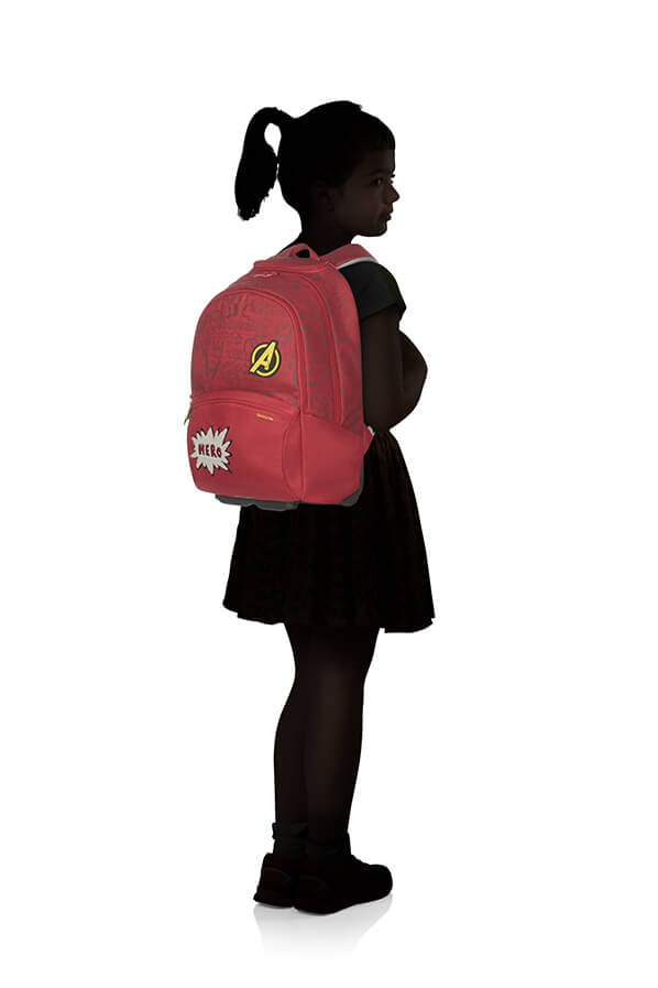 Рюкзак на колёсах Samsonite 51C-20005 Color Funtime Backpack/Wh Avengers Doodles