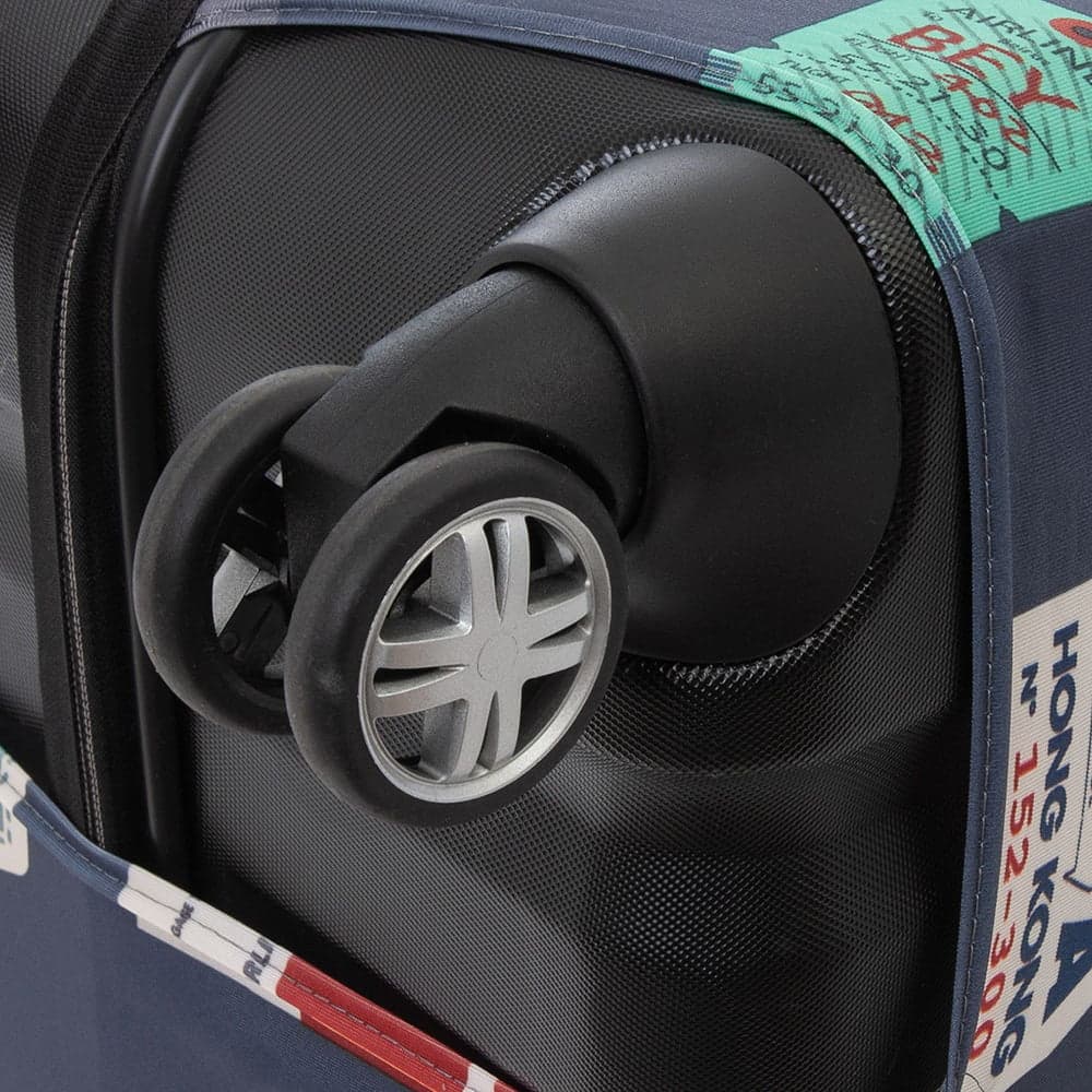 Чехол на большой чемодан Eberhart EBH586-L Travel Stickers Suitcase Cover L/XL